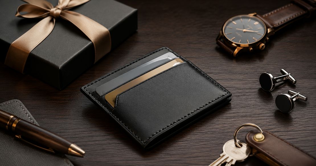 Geschenkidee für Männer, die schon alles haben: Slim Wallet mit RFID-Schutz